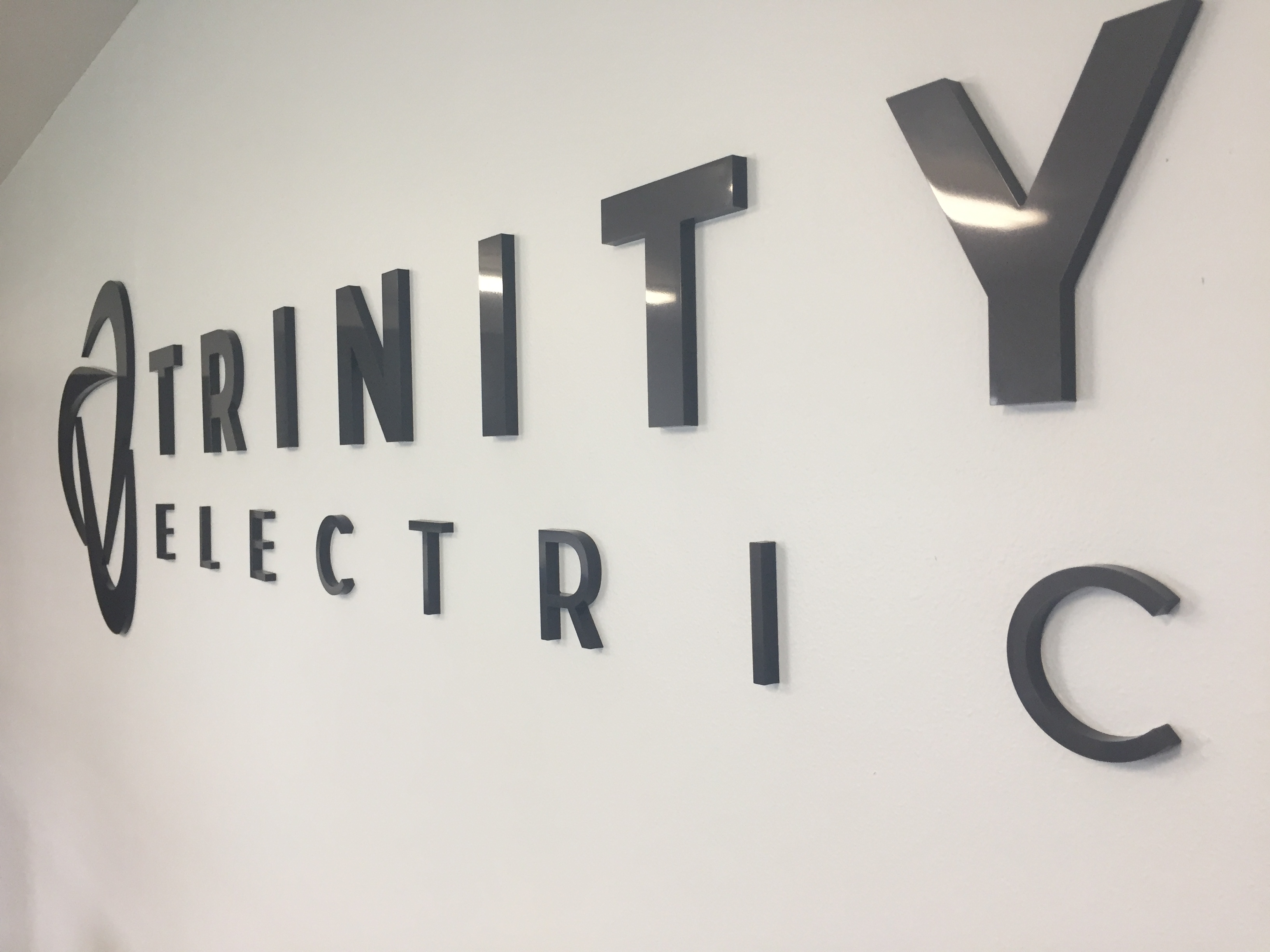 Trinity Electric Dimensional Letters
